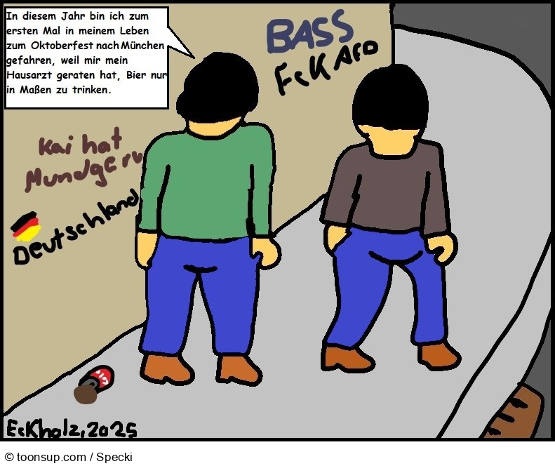 Cartoon: Bier nur in Maßen... 1