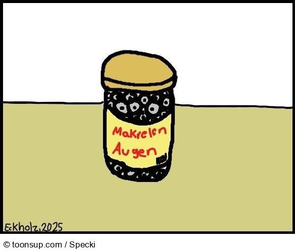 Cartoon: Makrelen-Augen... 1