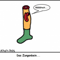 Das Zungenbein...