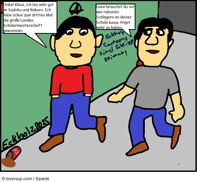 Cartoon: Sudoku-Landesmeisterschaft... 1