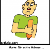 Gurke für echte Männer...