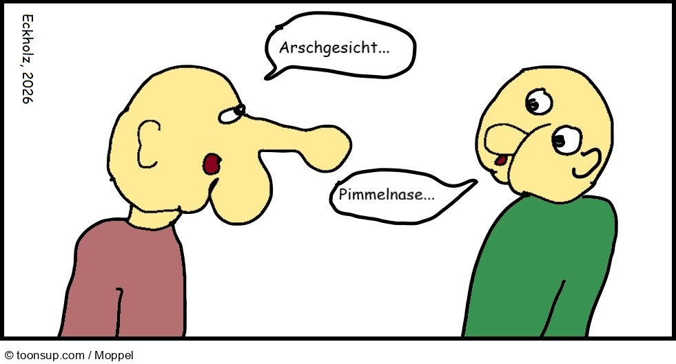 Cartoon: Arschgesicht... 1
