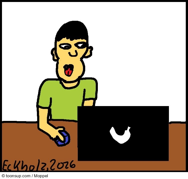 Cartoon: Ohne Worte 1