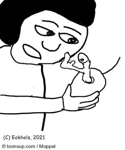 Cartoon: Ohne Worte 1