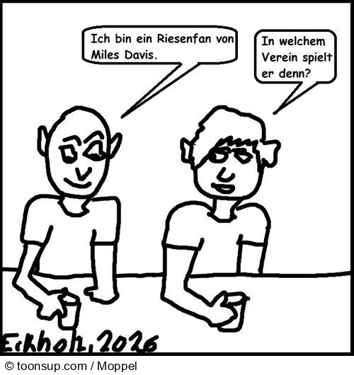 Cartoon: 2 - Miles Davis 1
