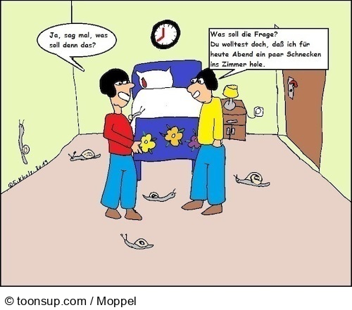 Cartoon: 2 - Schnecken... 1