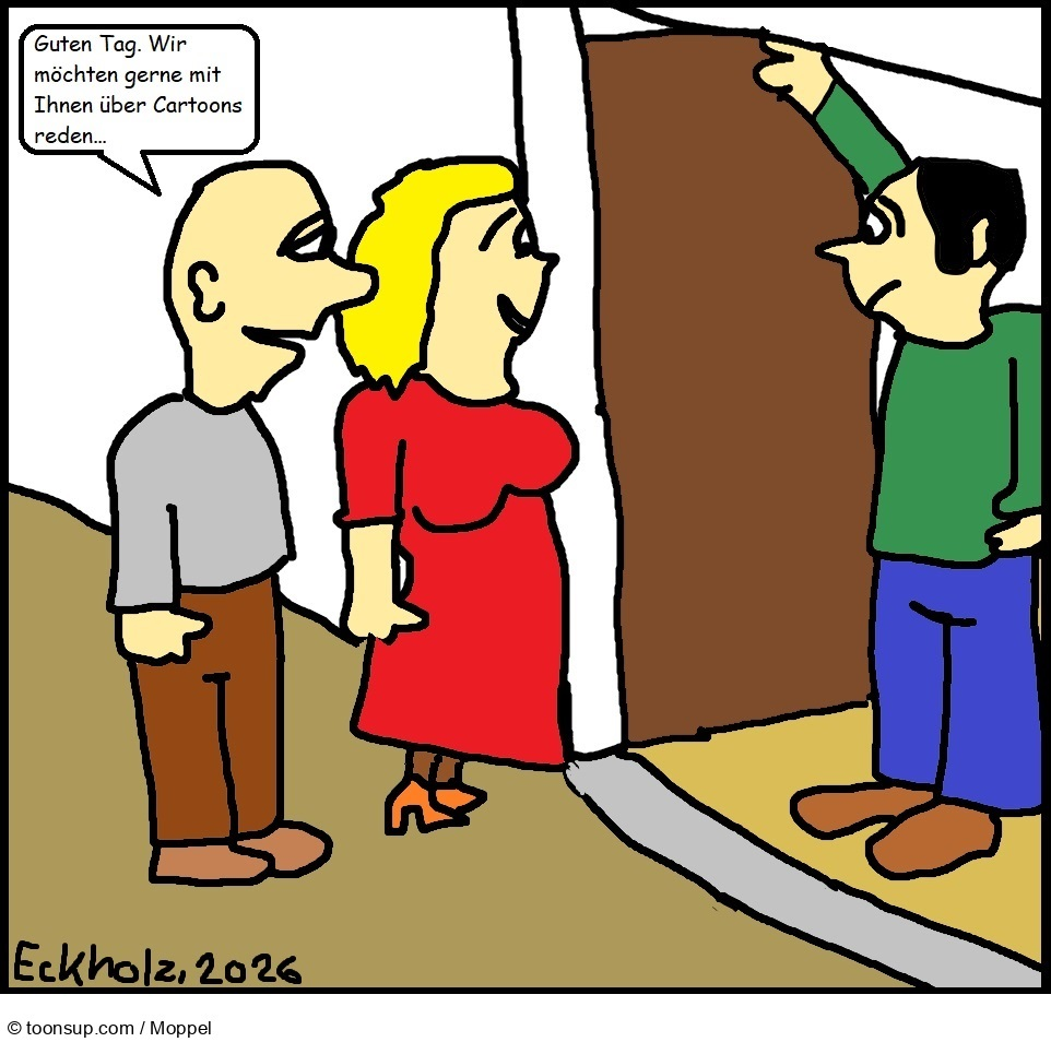 Cartoon: 1 - Zeugen Jehovas... 1