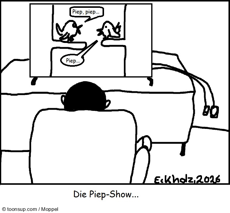Cartoon: Die Piep-Show... 1