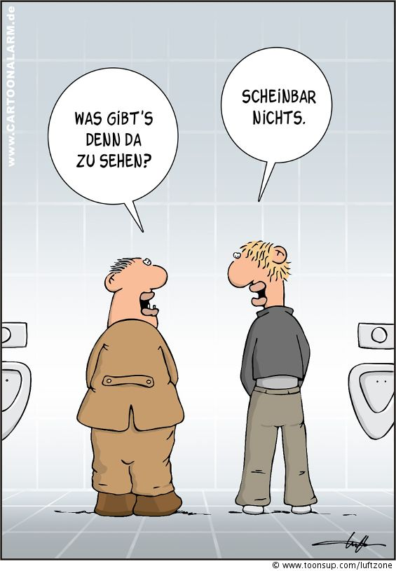 Cartoon: Nichts zu sehen 1