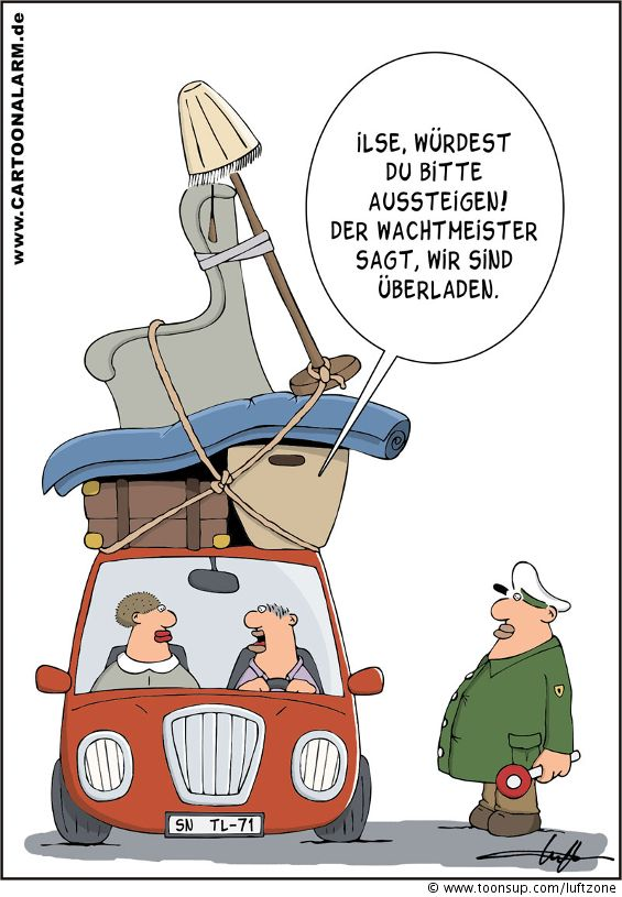 Cartoon: Überladen 1