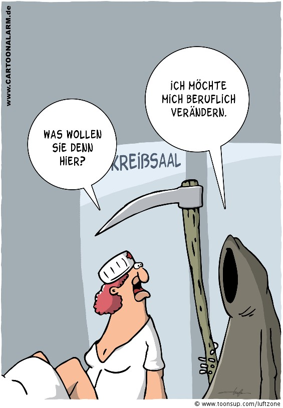 Cartoon: Neuer Job 1