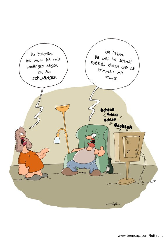 Cartoon: Endlich schwanger 1