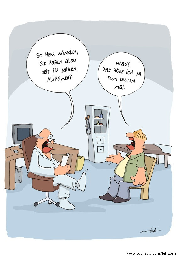 Cartoon: Alzheimer 1