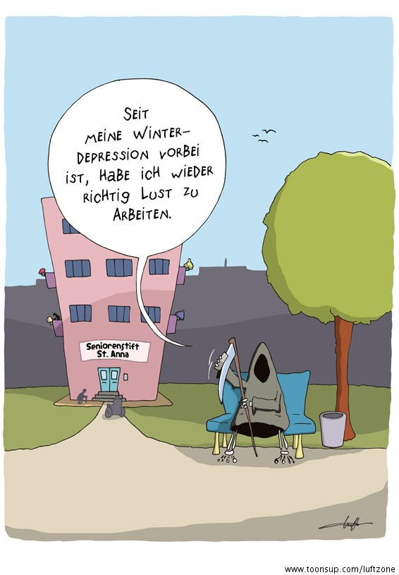 Cartoon: Nach der Depression 1
