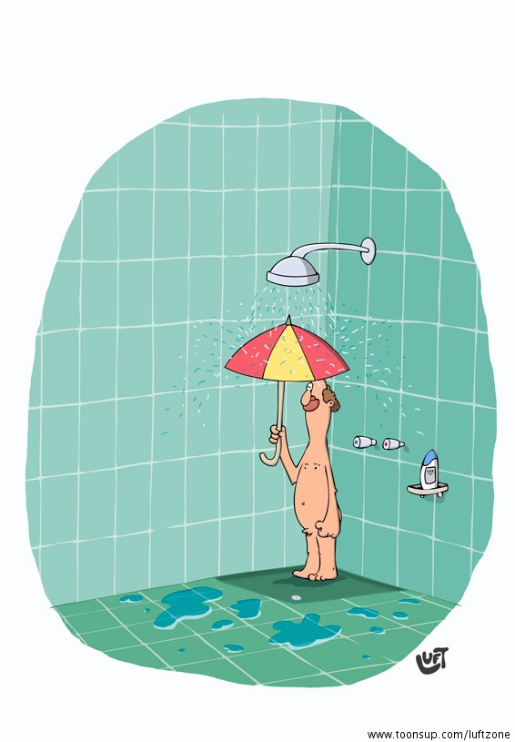 Cartoon: Duschen 1
