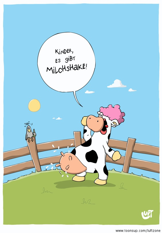 Cartoon: Milchshake 1