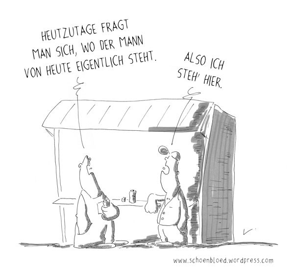 Cartoon: Der Mann 1