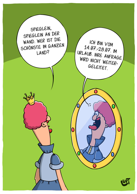 Cartoon: Spieglein 1