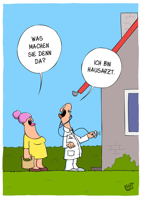 Cartoon: Hausarzt 1