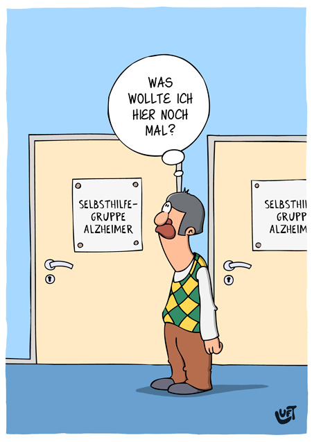 Cartoon: Alzheimer 1