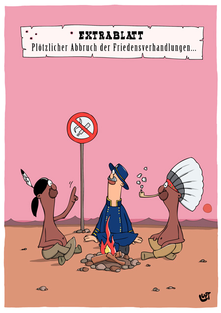 Cartoon: Rauchverbot 1