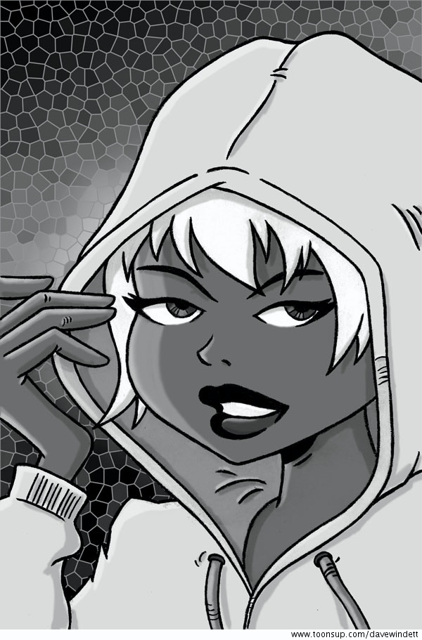 Illustration: Girl in a Hood 1