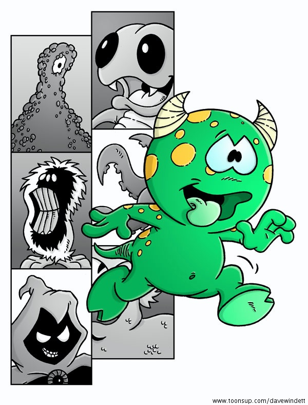 Illustration: Cute Monster 1