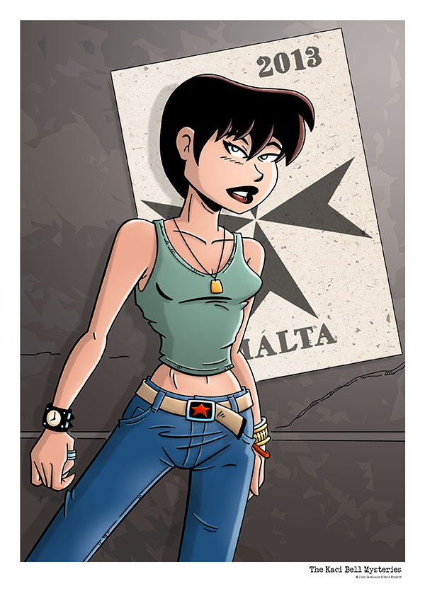 Illustration: Kaci Bell - Malta Print 1