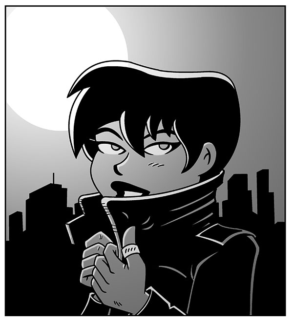 Illustration: Kaci- Bell  Black and White 1