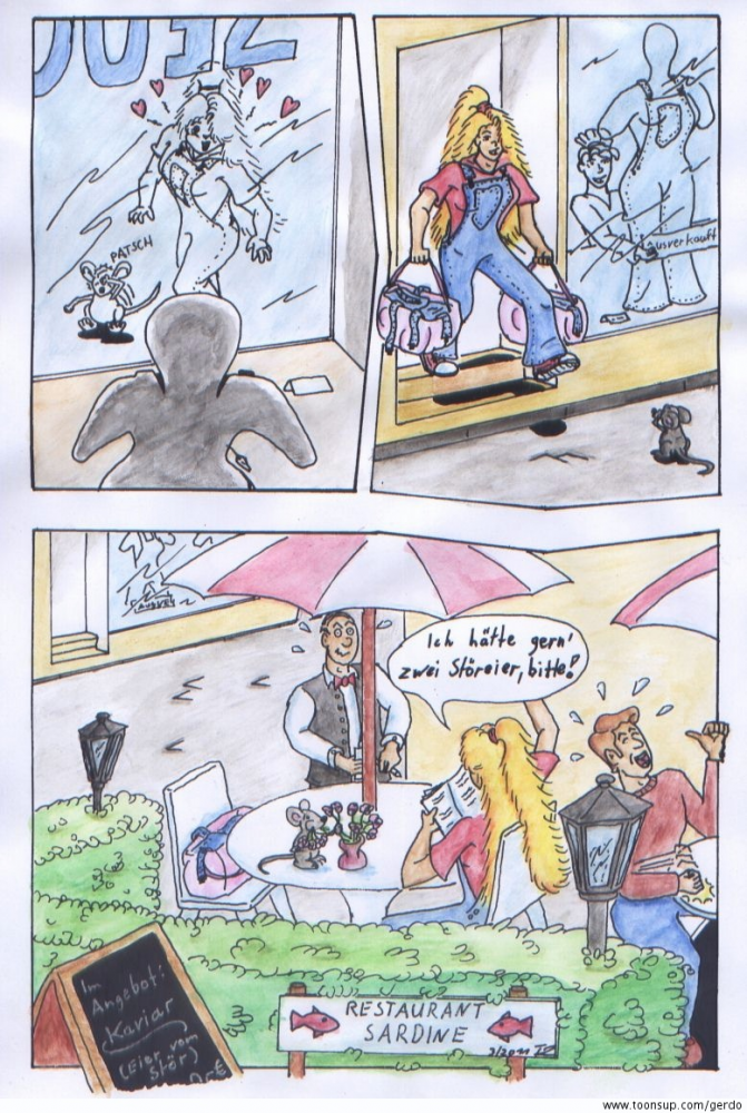 Comic: 'Powerfrau' goes shopping 2