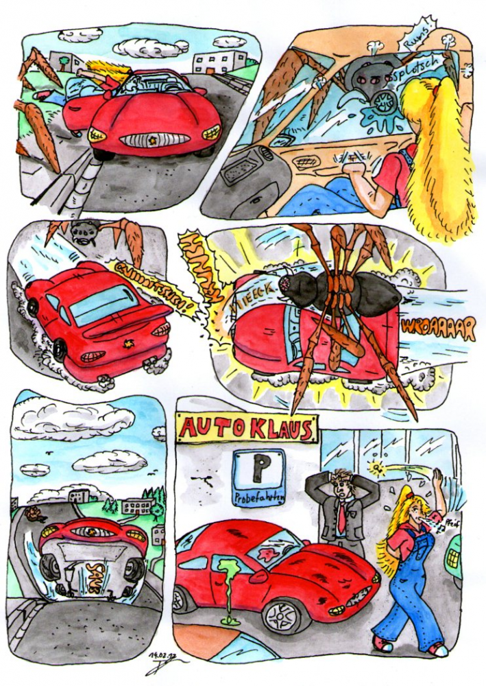 Comic: Angriff der Monsterspinne (Teil 2) 1