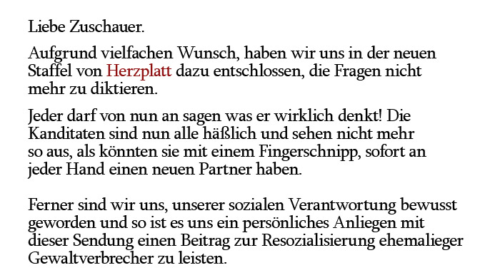 Comic: Herzplatt 1