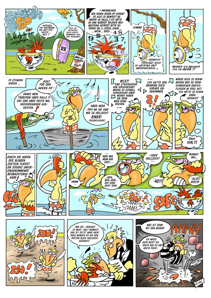 Comic: Sneetch&Fip 'Mitgehangen-Mitgefangen' 1