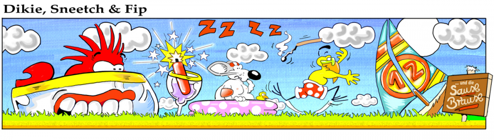 Cartoon: Dikie,Sneetch & Fip 1