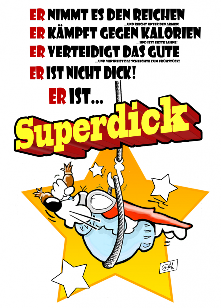 Cartoon: Superdick 1