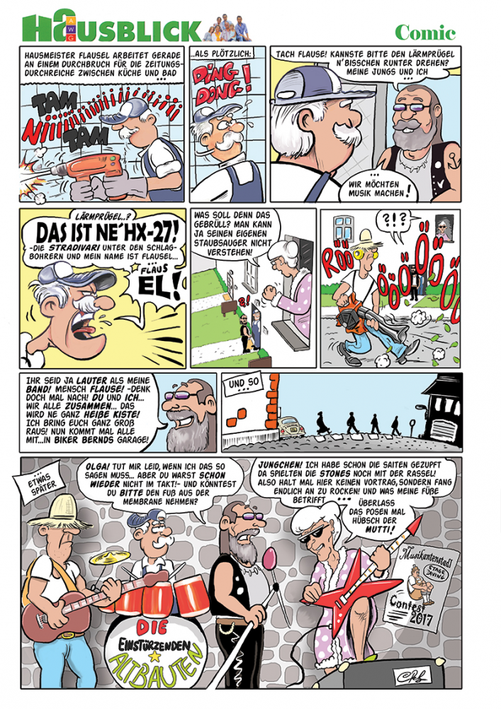 Comic: Hausmeister Flausel 1