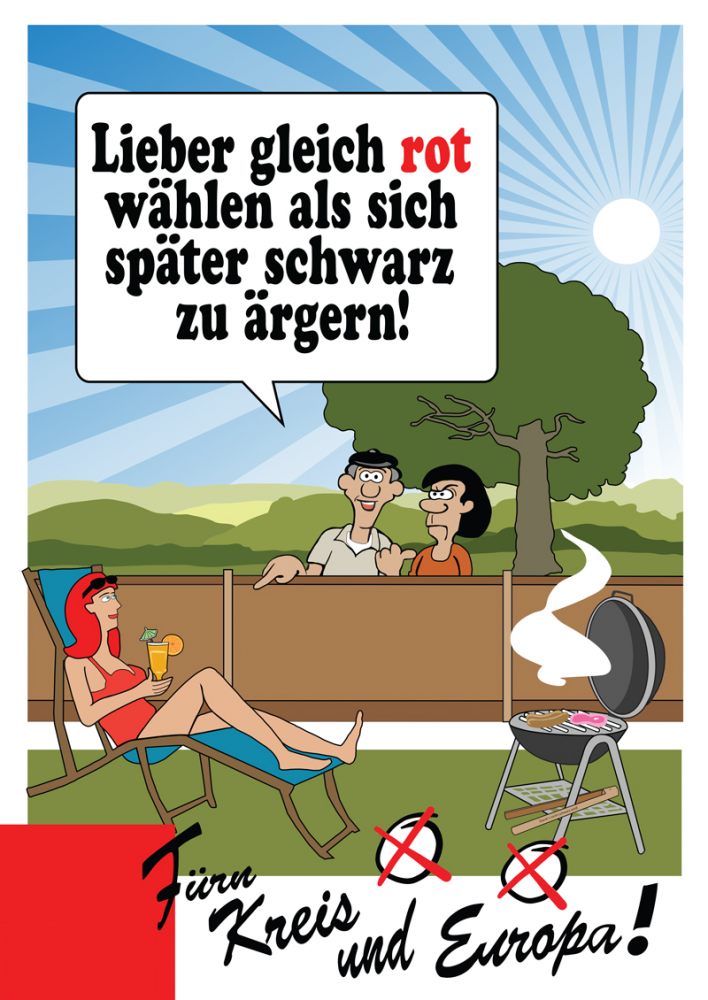 Illustration: Sexistisches Plakat 1