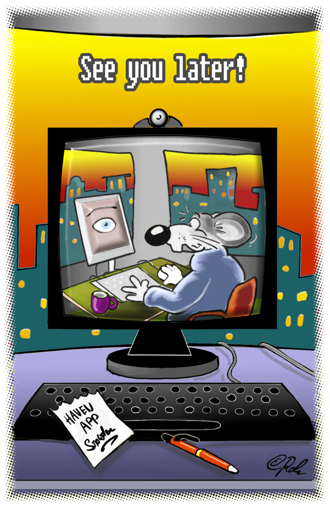 Cartoon: See you later! 1