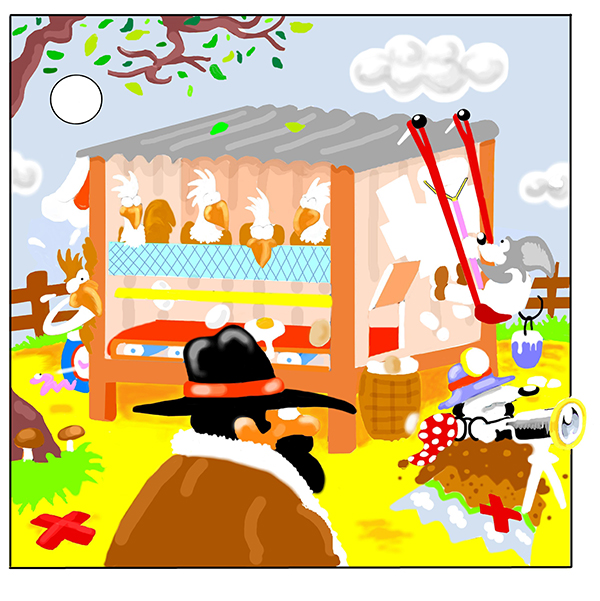 Illustration: Warum der Hahn auf den Mist steht 8