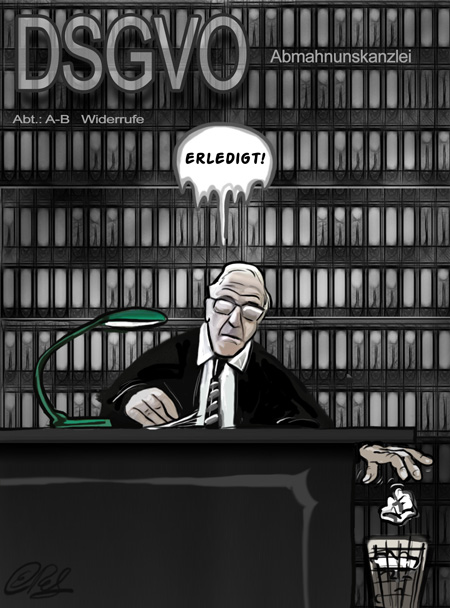 Caricature: DSGVO 1