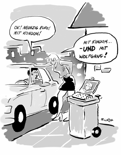 Caricature: Sicher ist sicher 1
