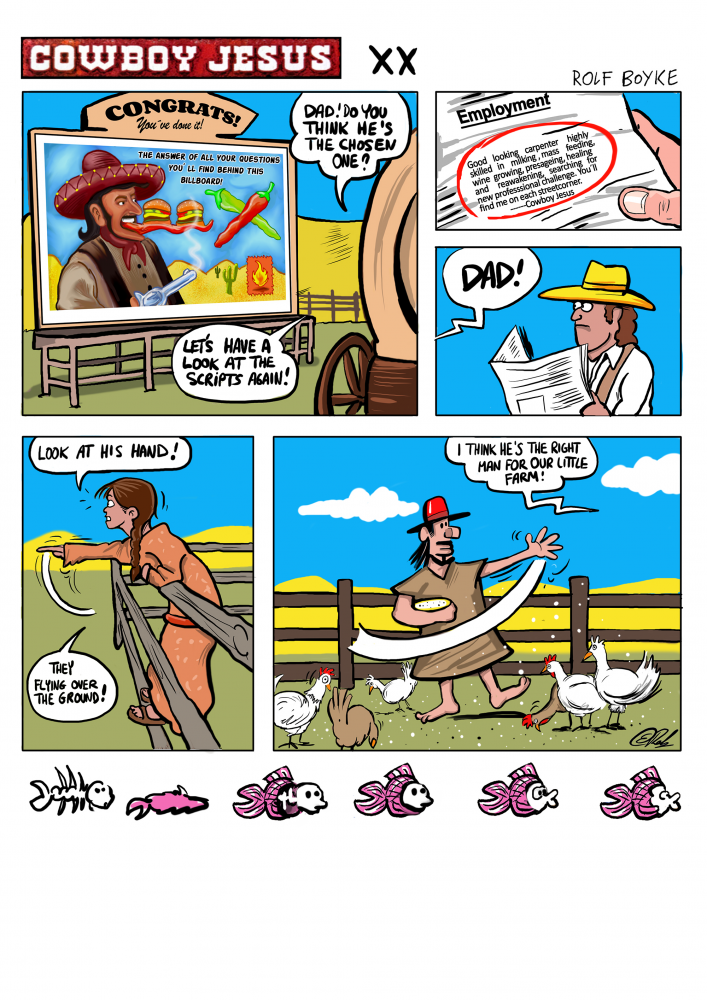 Comic: Cowboy Jesus Gastcomic Part 2 1