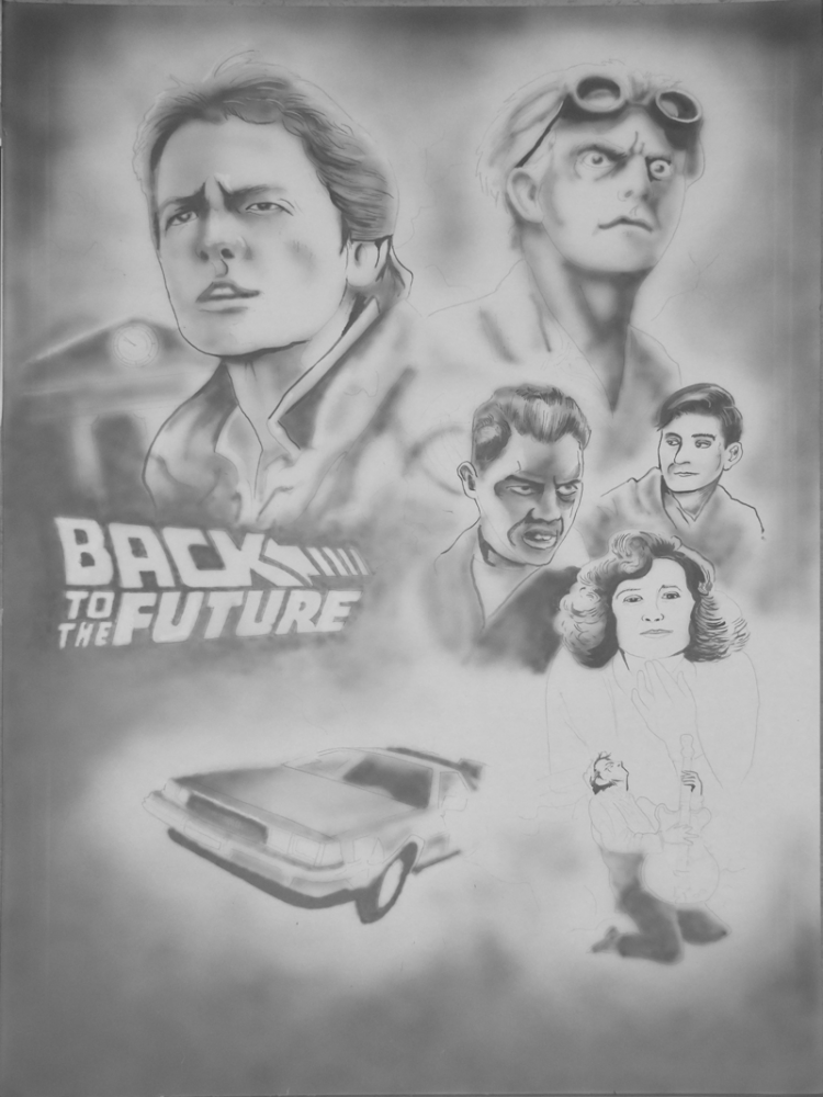 Illustration: Back to the Future Drafts 2