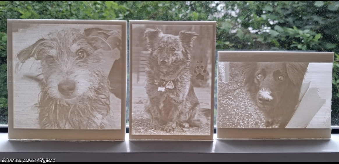 Illustration: AI generierte, lithophane 3D Druckbildchen 6