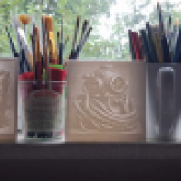 AI generierte, lithophane 3D Druckbildchen