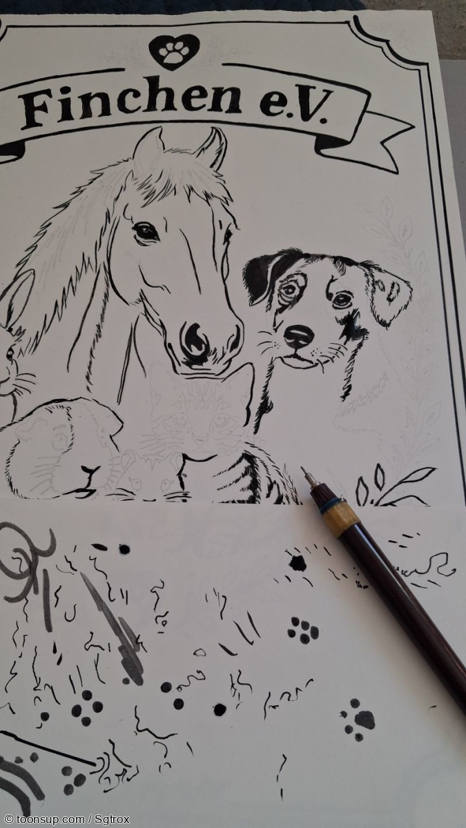 Illustration: Illu für einen Tierschutzverein 2