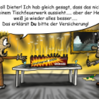 Tischfeuerwerk