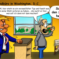 Cartoon: Trump im Fundbüro 1
