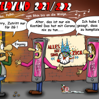 Cartoon: Fastelovend 2021 / 2022 1