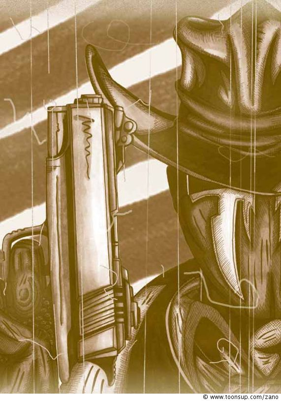 Illustration: Pulp Hero 1